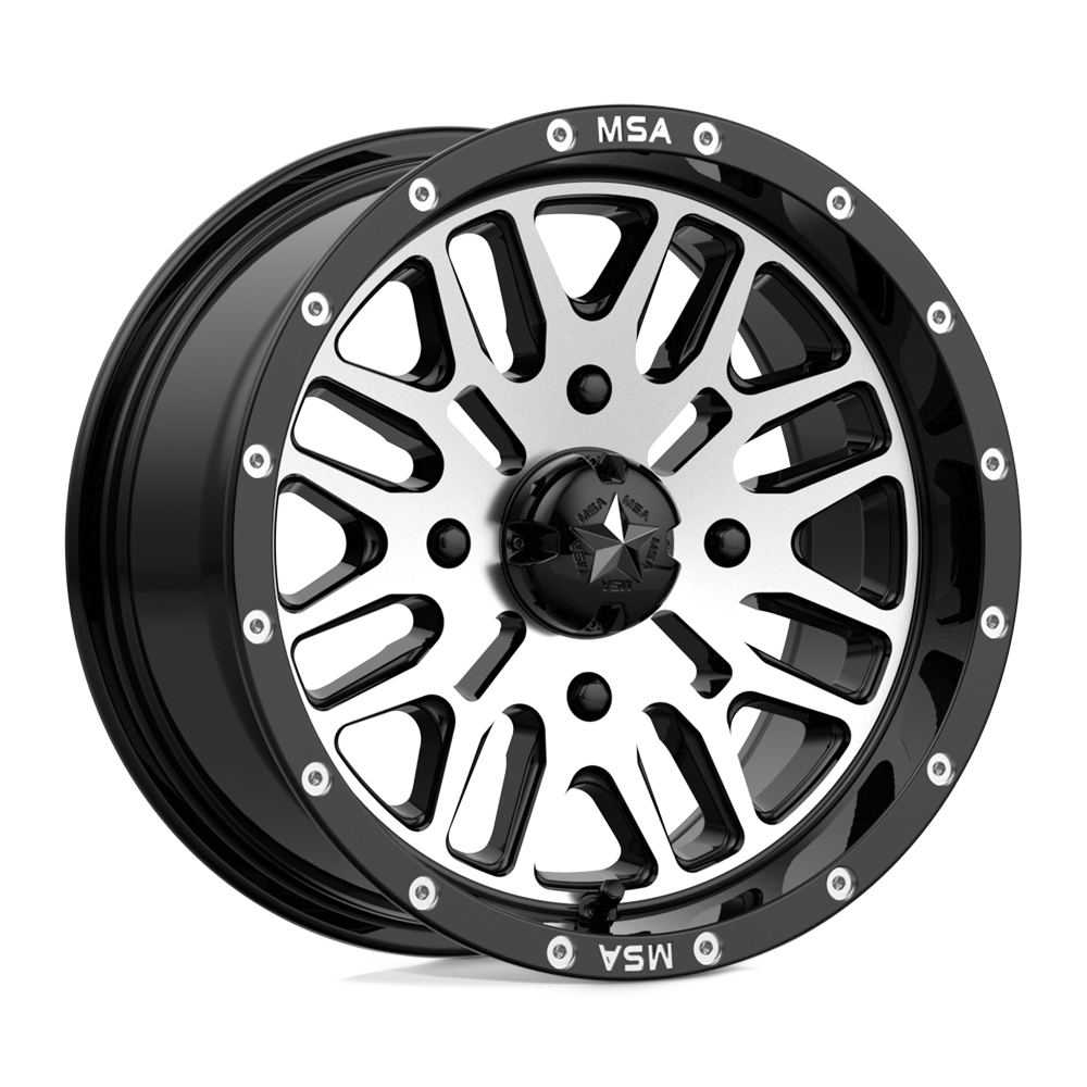 MA38 14X7 4X156 G-BLK MACH 10MM