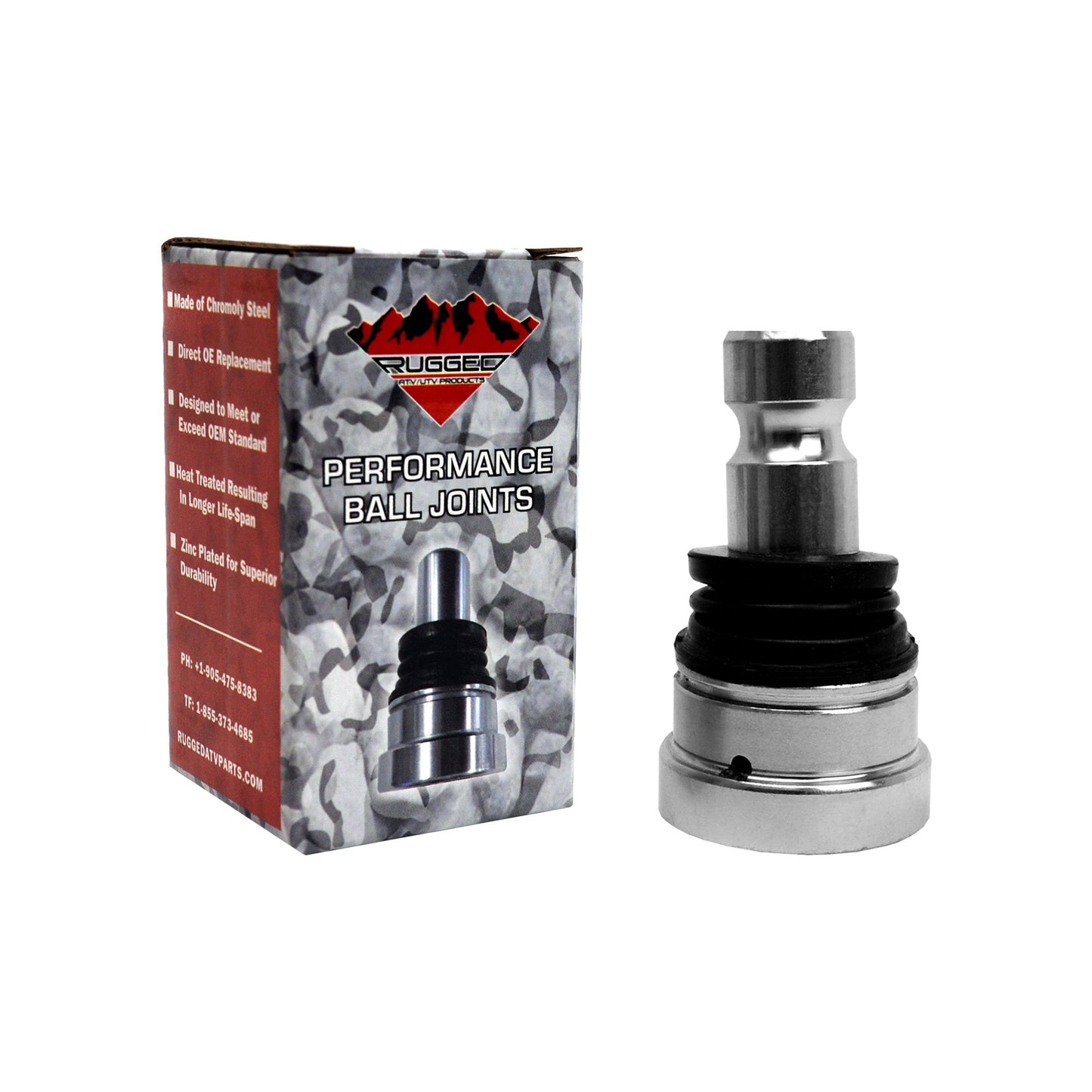 1987–2004 Kawasaki Mojave KFX250, Bayou, Lakota KEF300, Prairie Lower, Upper Rugged Ball Joint