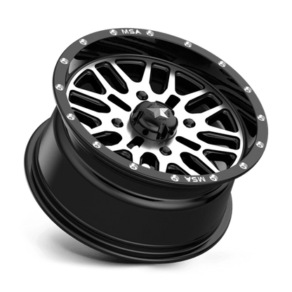 MA38 14X7 4X156 G-BLK MACH 10MM