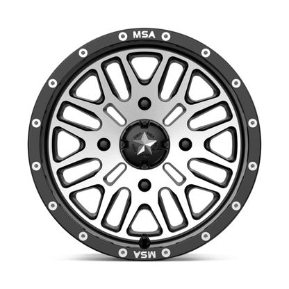 MA38 14X7 4X156 G-BLK MACH 10MM