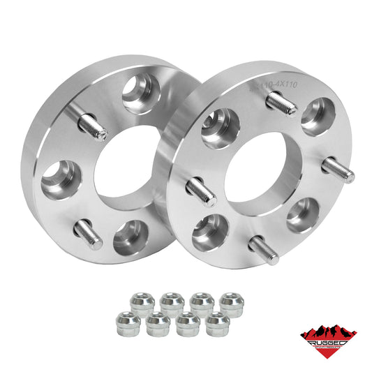1997–2022 Can-Am Outlander 400/650/800/400 Max/650 Max/800 Max/1000/450/450 Max, Renegade 800/500/1000, Commander 800/1000, Defender HD10, Maverick Trail 1000, Prairie, KFX400, Mule SX 400/400/KAF400 Front, Rear Rugged Wheel Spacer